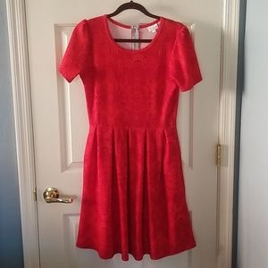 Lularoe Amelia Red Dress